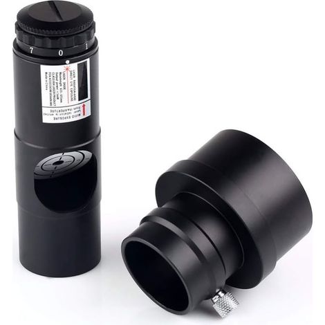 Collimateur Laser pour télescope 1.25 Pouces, calibrateur avec Adaptateur 2 ’’ pour Collimation de télescope à réflecteur newtonien