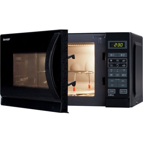Mikrowellengrill 25l 900w schwarz - Sharp - r742bkw (1/5)