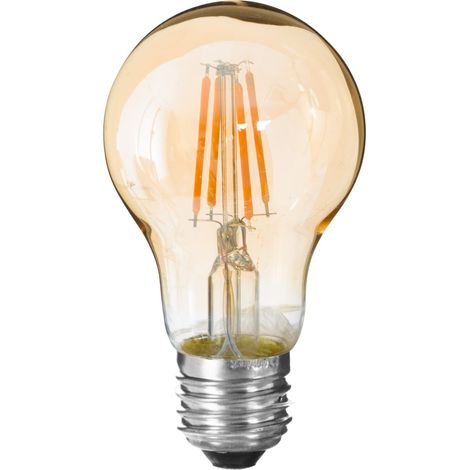 Lampadina LED dritta ambra 4,2 W E27 (1/5)
