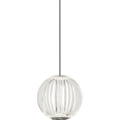 Ideal Lux DIAMOND Plafonnier suspendu à LED Globe Transparent 3000K