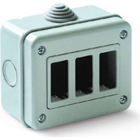 CASSETTA TONDO DA PARETE P/INTERNO 3P IP40