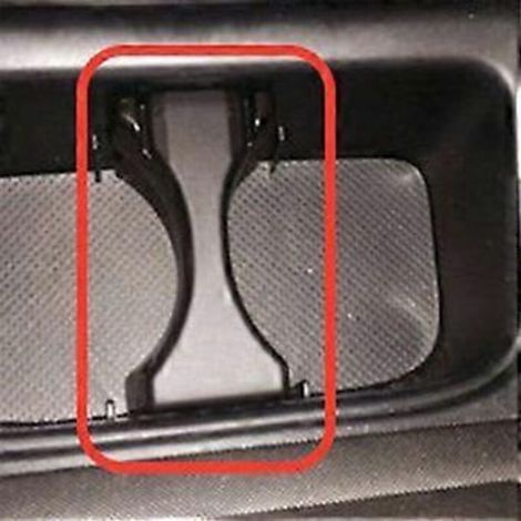 Divisorio nero per portabicchieri da auto, da inserire nella console centrale, per Sequoia 2005-2010 e 2008-2018 (1/5)