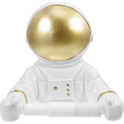 Porte-papier toilette mural portable TOYANDONA, motif astronaute (1/5)