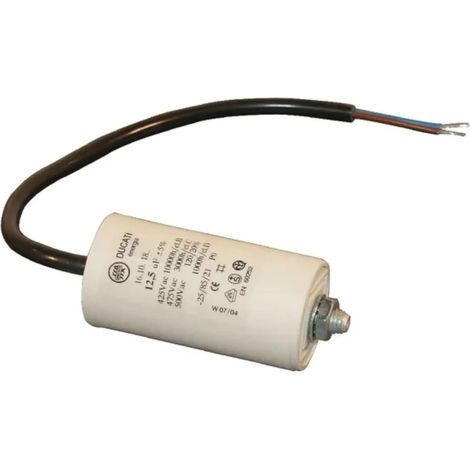 cyclingcolors condensatore di avviamento per motore 2,5µF 450V Ø25mm 57mm M8 tosaerba tagliaerba compressore