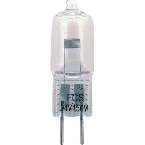 1 Lampe Capsule Halogène, Culot G6.35, 24V 150W, Pour Projecteur Braun Paximat