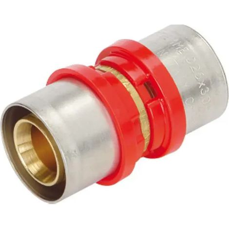 Raccordo diritto intermedio a pressare per tubo multistrato modello cobrapress Ø63x4,5 TIEMME