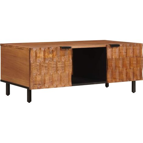 Couchtisch Braun 100 x 54 x 40 cm Massivholz Mango vidaXL