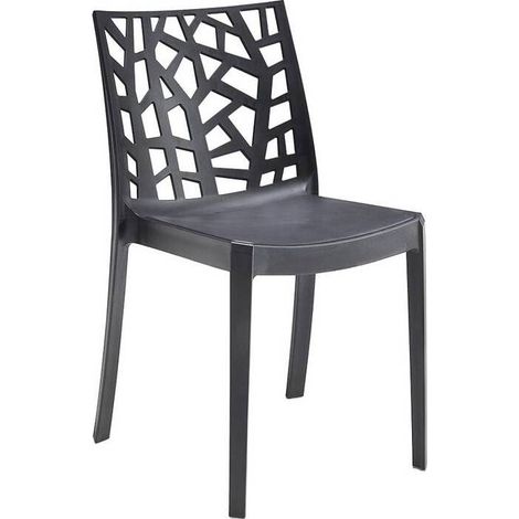 SEDIA RESINA MATRIX NERO GRAFITE