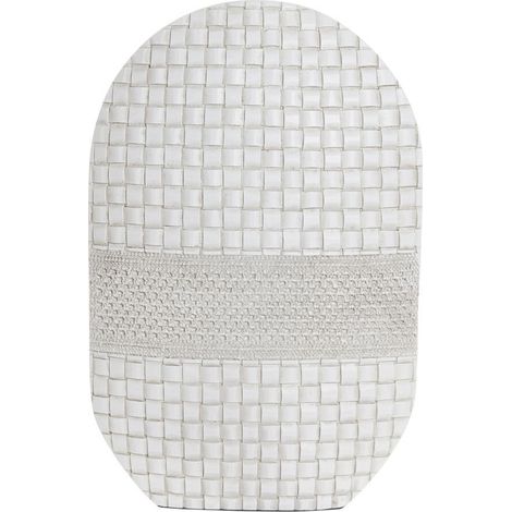 DKD Home Decor Vase Blanc Résine Moderne 30x10x45 cm (1/3)