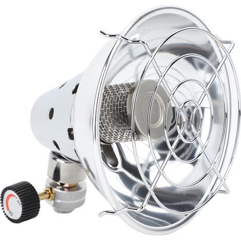 Chauffage à Gaz Portable, Efficace, Rapide, Puissance de Feu Réglable, Mini Réservoir de Gaz, Camping, Barbecue, Pêche (1/5)