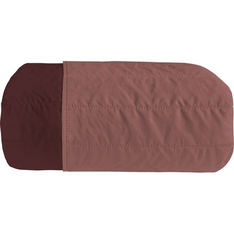 Trapuntino Estivo Double Face Effetto Water Washed Singolo 170x250 cm in Poliestere Corallo e Bordeaux (1/4)