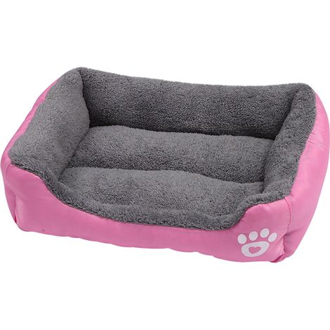 Lit Pour Animal De Compagnie - Lit Chaud Hiver Avec Bords Relevés Et Rembourrage PP - Pour Chien Et Chat - Disponible En S/M/L (1/3)