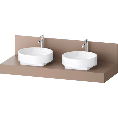Duravit Balcoon Konsole rechteckig, 2 Ausschnitte beidseitig,