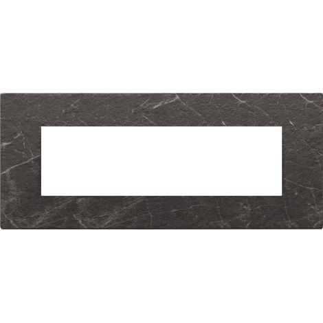 VIMAR - 22657.53 Placca 7M nero Marquina