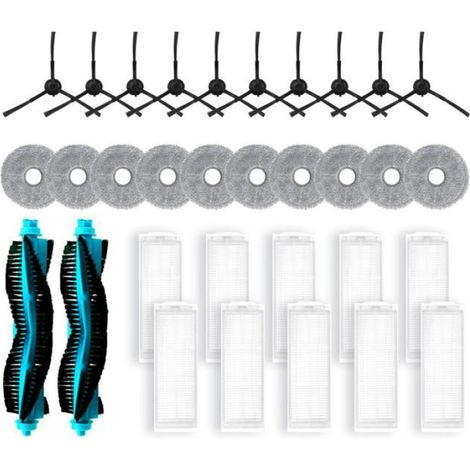 Pour Cecotec Conga 11090 Spin Revolution Brosse Latérale Principale Filtre HEPA Vadrouille Tampon en Tissu Accessoires de Rechange (1/4)