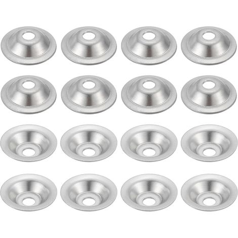 16 Pcs M5 Rondelles Inox 1.2x27mm Acier Inoxydable 304 Rondelle d'Arbre pour Meuleuse d'Établi, Polisseuse à Brosse Métallique, Argenté (1/5)