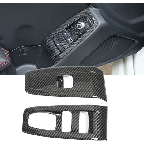 Adatto per le modanature di rivestimento del pannello interruttori alzacristalli in due pezzi, caratterizzate da una texture in fibra di carbonio e una sensazione tattile raffinata, applicabile ai mod
