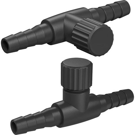 Luftventile für 20 Stück, Sauerstoffanreicherung, Pumpenventil, für 4–6 mm Innendurchmesser Druckluftleitungen, Kunststoff, Einwegventil, einstellbare Luftdurchflussregler, Anschlüsse, Schlauch