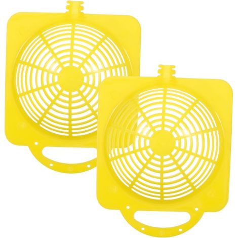 Yellow Plastic Hollow Bird Nest, Pack of 2 (1/5)