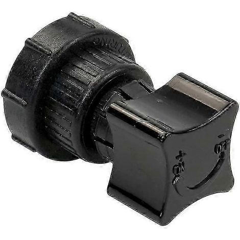 Kunststoff-Regulierventilknopf für Sanborn-Verteilerblock schwarz 137-0001, regelt den Luftdruck. (1/5)