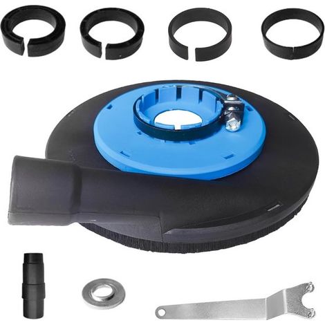 230 mm Staubabsaugung robust und benutzerfreundlich Staubabsaugungsset breites Anwendungsspektrum Staubabsaugung geeignet für Winkelschleifer blau (1/5)