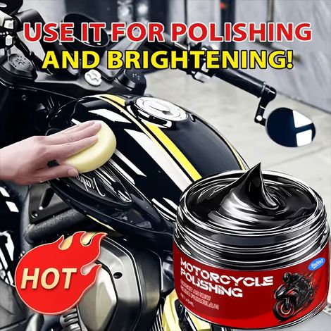 KineShineX Motorrad-Polierwachs, Kunststoff-Außenversiegelung, Aufbereitungswachs, Motorradlackpolitur und -pflege (1/5)