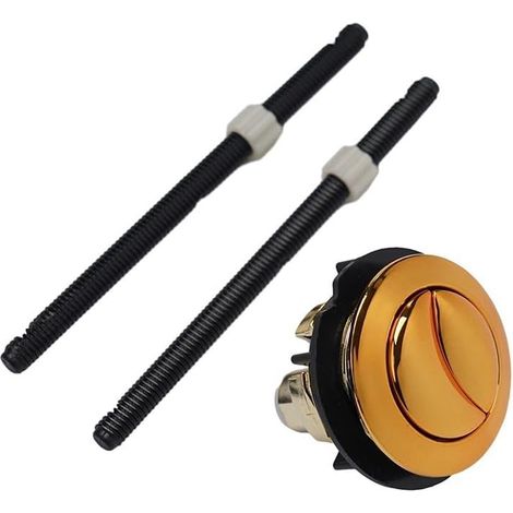 Bouton poussoir de toilette doré 58 mm (1/5)