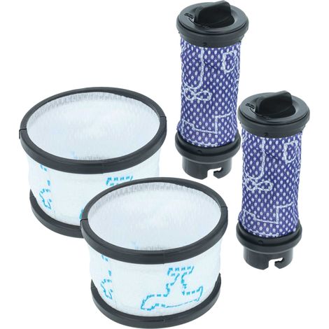 vhbw 2x filtre HEPA, 2x préfiltre compatible avec Inse S6P, S600, N5, S6 aspirateur