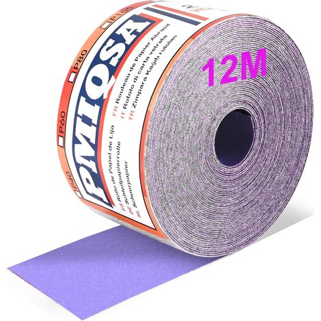 Rouleau de Papier de Verre Céramique Violet 70 mm x 12 m, Grain 320 (1/5)