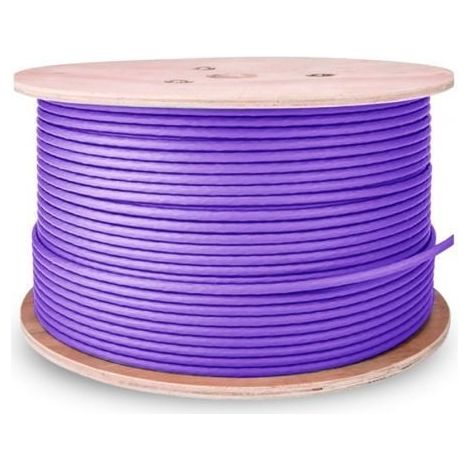 Aisens A135-0749 Cable de Red RJ45 LSZH Cat.6 UTP Rigido AWG23 CCA (Aleacion), Violeta, 500M