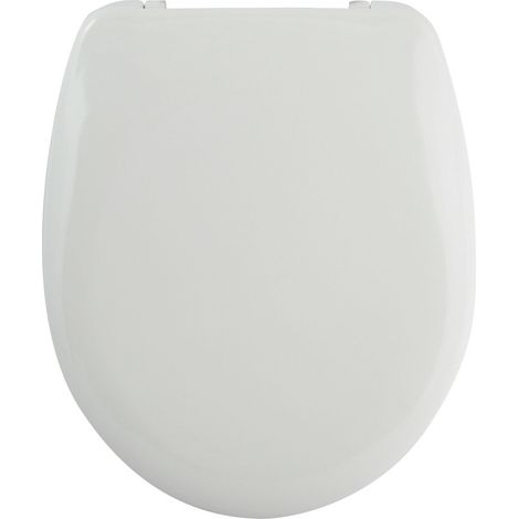 Abattant WC Roca Giralda - 45 cm - Blanc - Antibactérien - Démontage facile - Silence assuré (1/4)