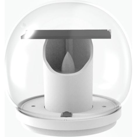 Solarbetriebene LED-Schwimmleuchte, IP67 wasserdicht, 3000K-6500K, Fernbedienung, Flammen-Design, für Pool, Garten, Bar und Außendekoration (1/4)