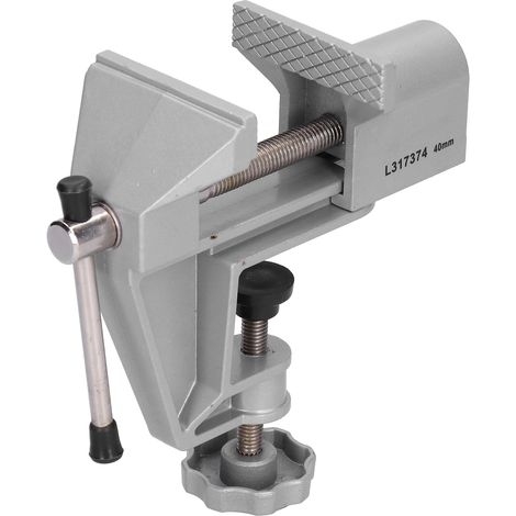 Étau de table à mâchoires en aluminium, établi mini ajustable, outil de fixation pour plan de travail (1/5)
