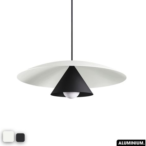 Lampe de suspension - OLEMI  BLANC - NOIR (1/3)