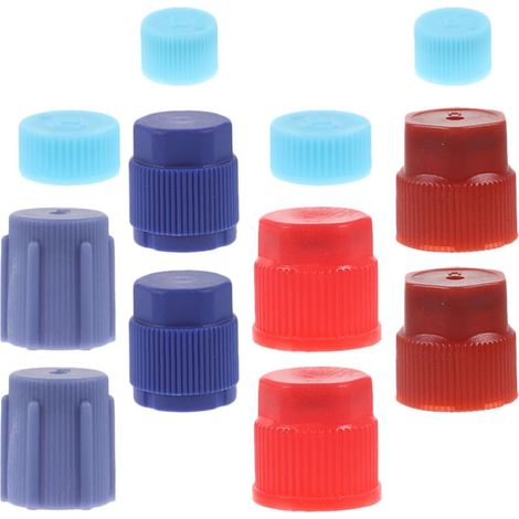 12 Pièces Bouchon de Climatisation en Abs pour Système de Climatisation Automobile, Conçu pour Camping et Maintenance Design Multifonctionnel (1/5)