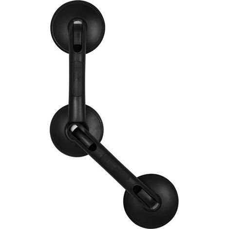 Poignée HANDICAP amovible avec angle réglable, noir mat (1/5)