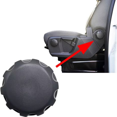BK218618K78 Pomo de ajuste del asiento para Ford Transit Custom MK8 Negro