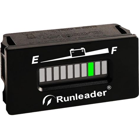 Indicateur LED de Niveau Batterie Délai charge/décharge pour batteries plomb-acide 36V, Golf, Chariot, Camping-car (1/5)