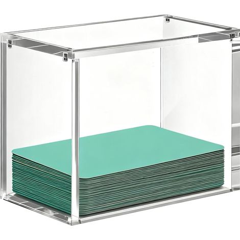 Vitrine Transparente Bacs De Rangement Superposables Anti-UV Étui De Protection Magnétique Pour Booster Box Pour Poupées, Bijoux, Figurines, Parfums, Cartes, Loisirs, Étagère, Table, (1/5)