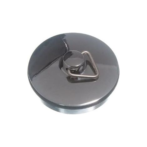 Lot de 3 bouchons de lavabo en métal chromé 38 mm (1/2)