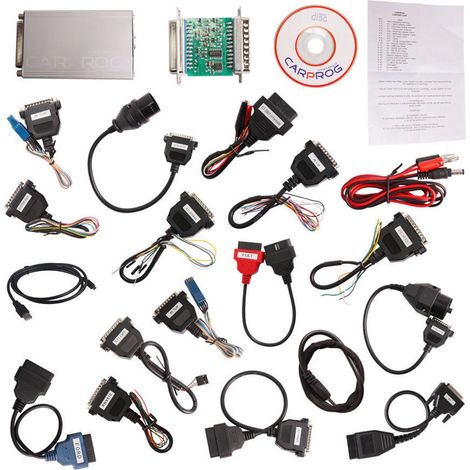 New Full Version Carprog V10.05 With 21 Full Adapters CAR PROG (1/5)