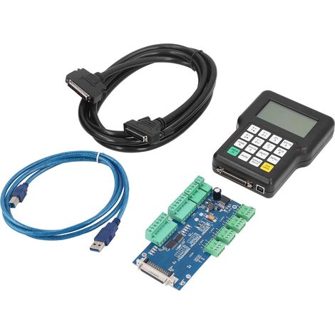 Contrôleur CNC 3 axes DSP avec télécommande manuelle, gravure haute micro-pas, machine de gravure précise (1/5)