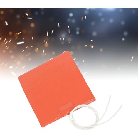 Panneau chauffant à température constante en caoutchouc silicone 12 V 12 W (1/5)