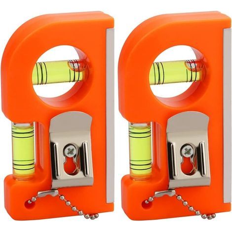 Niveau Magnétique de Poche Horizontal Vertical Mini Niveau à Bulle de Précision avec Porte-clés Outil Niveau à Bulle de Poche 854620mm Petit Niveau à Bulle Aimanté 2 PCS (1/5)
