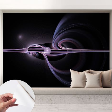 Carta da parati autoadesiva - impermeabile - murale da parete - decorazione murale - Astrazione cosmica 208x146 cm (1/5)