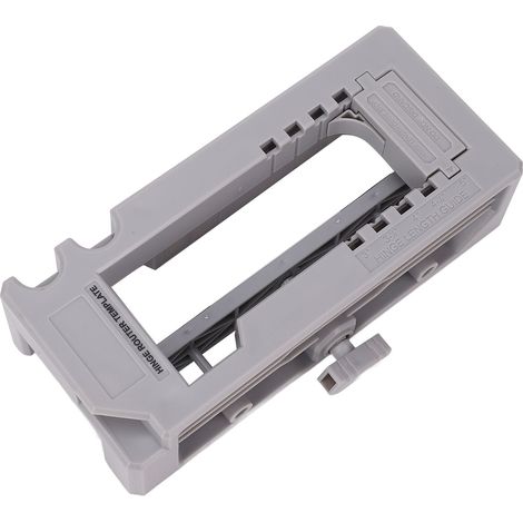 Gabarit de positionnement des trous de charnières de porte pour défonceuse, gabarit d'installation de charnières réglable pour longueurs de 3 à 5 pouces et épaisseurs de 1/4 ou 5/8 pouce (1/5)