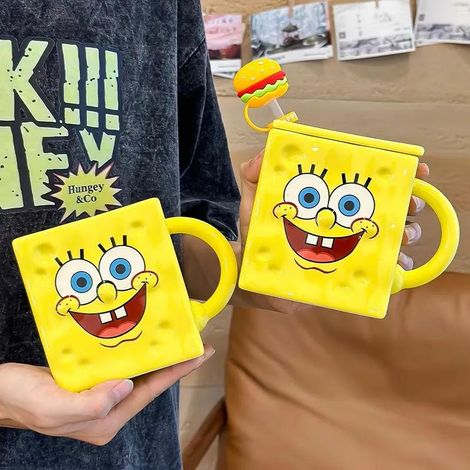 Taza de Bob Esponja, 500 ml, 1 unidad (1/4)