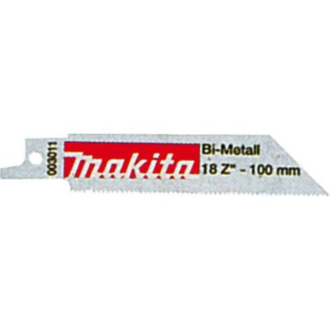 Makita Reciproblatt BIM 100/18Z 80 mm, Metall 1,5-4mm, 0,9mm, 5 Stk.