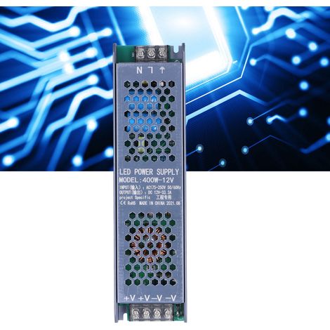 Alimentation à découpage magnétique 400 W, pleine puissance, bande magnétique noire, pour éclairage magnétique, AC 175-250 V 12 V (1/5)