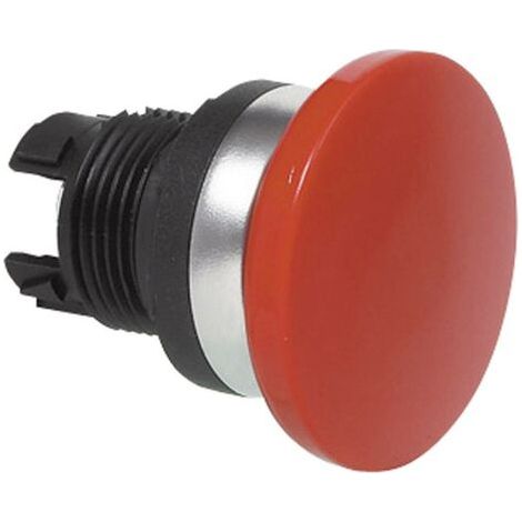 Bouton champignon BACO 223834 L21AD01 collerette plastique, chromé rouge 1 pc(s) (1/5)